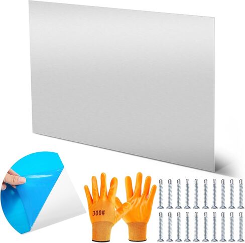 0.125 "× 24" × 36 "ورقة الألومنيوم 5052-H32 مع فيلم واقٍ ، ولوحة ألومنيوم مستطيل قابلة لحمل قابلة لليلحش مع 20 جهاز كمبيوتر الشخصي والقفازات العاملة للافتات الصناعية النماذج DIY Craft in Saudi Arabia
