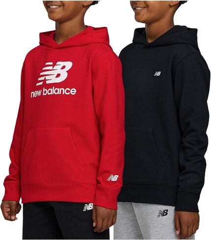 New Balance Boys Hoodie 2-Pack-Premium Comfy Cotton Plended Fleece Pullover Hoodies للأطفال in Saudi Arabia