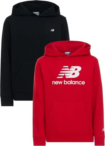 New Balance Boys Hoodie 2-Pack-Premium Comfy Cotton Plended Fleece Pullover Hoodies للأطفال in Saudi Arabia
