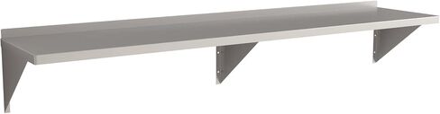 16 مقياس الفولاذ المقاوم للصدأ 18 "× 84" رف الجدار الثقيل in Kuwait