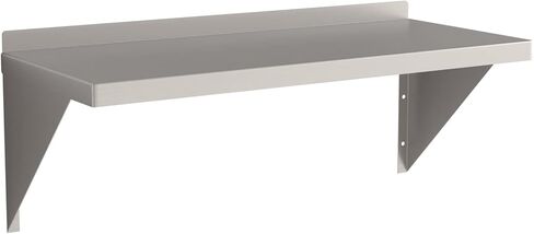 16 مقياس الفولاذ المقاوم للصدأ 18 "× 84" رف الجدار الثقيل in Kuwait