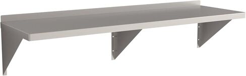 16 مقياس الفولاذ المقاوم للصدأ 18 "× 84" رف الجدار الثقيل in Kuwait