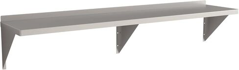 16 مقياس الفولاذ المقاوم للصدأ 18 "× 84" رف الجدار الثقيل in Kuwait