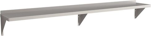 16 Gauge Stainless Steel 18" x 84" Heavy Duty Wall Shelf in Kuwait