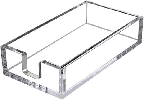 حامل منديل أكريليك ، حامل منشفة ضيوف ، للفندق ، البار ، المطعم ، الحفلات ، حفلات الزفاف ، غرفة المعيشة ، مطبخ واضح in Kuwait