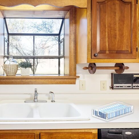 حامل منديل أكريليك ، حامل منشفة ضيوف ، للفندق ، البار ، المطعم ، الحفلات ، حفلات الزفاف ، غرفة المعيشة ، مطبخ واضح in Kuwait