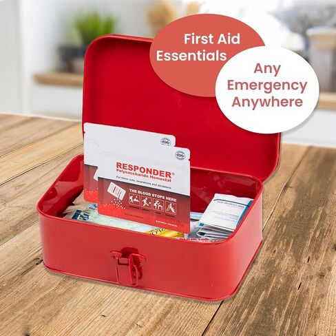 Responder First Aid Powder- FDA Cleared for Use in First-Aid Situations, 100% Plant-Based, Instantly Stops Bleeding - Essential for Camping Safety, Survival Equipment in Saudi Arabia