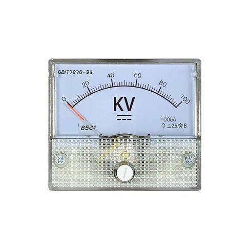 85C1 DC Voltmeter 5KV 10KV 20KV 50KV 100KV مقاومة المؤشر Instal 1PCS (DC 100KV 100UA) in Saudi Arabia