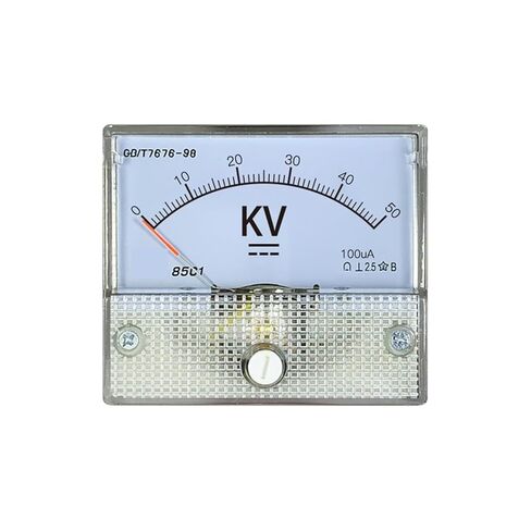 85C1 DC Voltmeter 5KV 10KV 20KV 50KV 100KV مقاومة المؤشر Instal 1PCS (DC 100KV 100UA) in Saudi Arabia