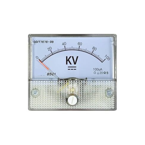 85C1 DC Voltmeter 5KV 10KV 20KV 50KV 100KV مقاومة المؤشر Instal 1PCS (DC 100KV 100UA) in Saudi Arabia