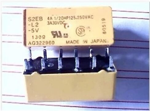 Relay S2EB-L2-5V S2EB-L2-5VDC S2EBL25V 5V 5VDC DC5V 12PIN 5Pcs in Saudi Arabia