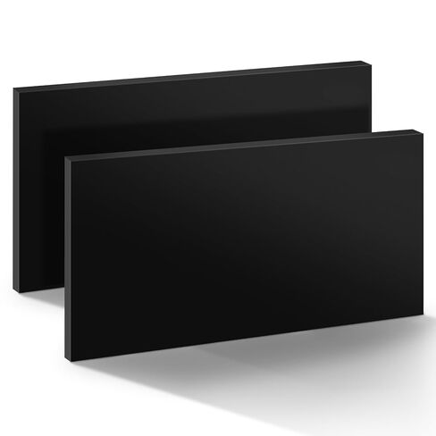 2pcs ورقة بلاستيكية HDPE 1/2 بوصة السمك 24 "× 12" ، صفائح البولي إيثيلين الصلبة ، كتلة بلاستيكية البولي إيثيلين عالية الكثافة لمشاريع DIY لمشاريع ديكور المنزل in Kuwait