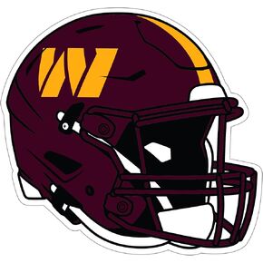 Siskiyou Sports NFL Washington Commanders Helmet Auto Decal, Team Colors, One Size in Saudi Arabia