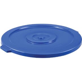 Global Industrial 32 Gallon Garbage Can Lid, Blue in Saudi Arabia