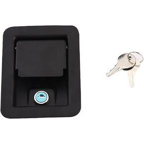 1pcs خزانة مربعة قفل أسود أو غير قابل للصدأ لسيارة حافلة شاحنة Truk Truk Trunk Electronical Box Accessories in Kuwait