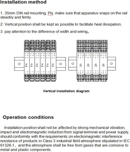 24VDC التناظرية التناظرية 4-20MA محول إشارة 0-10V العزل إشارة العزل (0-10V إلى 4-20MA) in Saudi Arabia