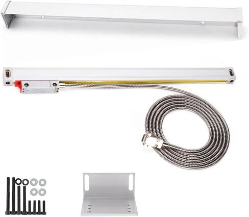 KA35 دقة عالية 0.005 مم （5μm） TTL DRO 100 150 200 250 300 350 400MM SLIS SCALE SCALE OPTICAL PORTICAL RACK (5U-300MM) in Saudi Arabia