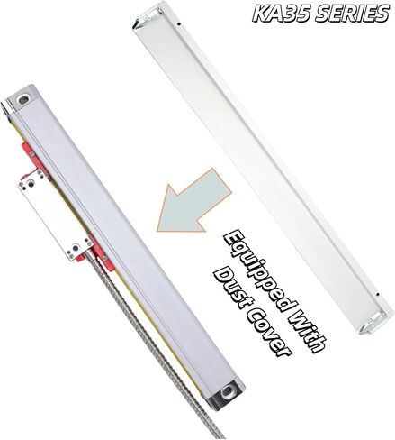 KA35 دقة عالية 0.005 مم （5μm） TTL DRO 100 150 200 250 300 350 400MM SLIS SCALE SCALE OPTICAL PORTICAL RACK (5U-300MM) in Saudi Arabia