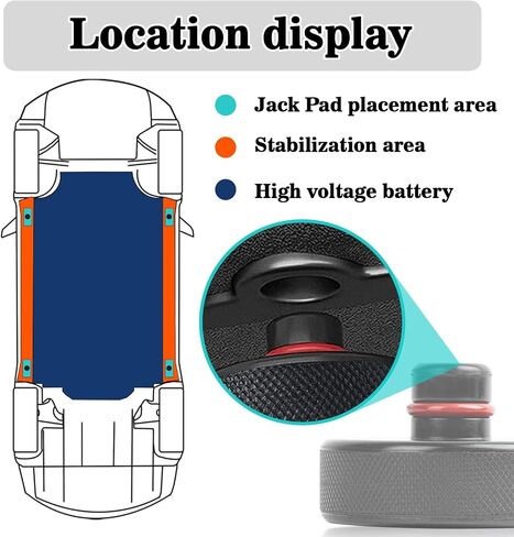 PSler Jack Pad لـ Tesla 3/Y/X/S - الرفع بوكز لملحقات Tesla Model 3/Y/X/S لعام 2016 إلى 2025 in Saudi Arabia