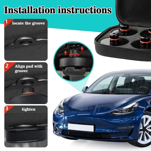 PSler Jack Pad لـ Tesla 3/Y/X/S - الرفع بوكز لملحقات Tesla Model 3/Y/X/S لعام 2016 إلى 2025 in Saudi Arabia