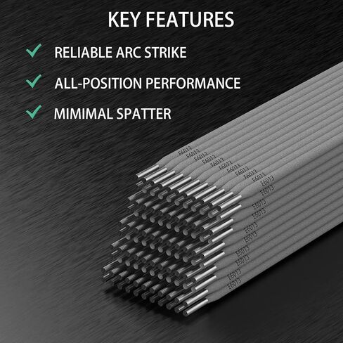 E6013 Welding Rod 3/32" 4.4LB Carbon Steel Stick Electrodes – Easy Arc Start Welder Rods for Beginners and Pros – Smooth Beads, Strong Performance for Welding Jobs in Kuwait