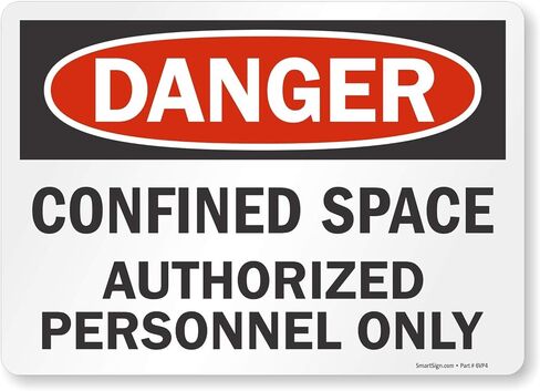 SmartSign-U1-1020-ND_14x10 ملصق الفينيل اللاصقة ، الأسطورة "الخطر: الموظفين المحصورون الفضاء فقط" ، 10 "عالية x 14" ، أسود/أحمر على الأبيض 10 "× 14" ملصق الفينيل in Saudi Arabia