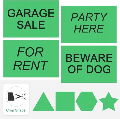 6-Pack Corrugated Plastic Sheets, 12 Inch x 16 Inch Waterproof Blank Corrugated Poster Board Yard Signs for Garage Sale/Office/Classroom/Party/Lawn Sign Road [4mm Thick, White] in Saudi Arabia