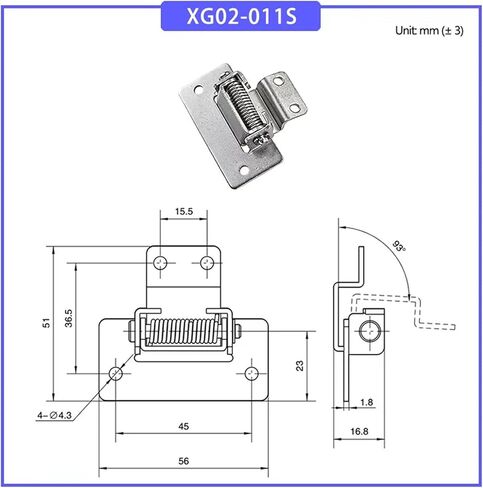 إعادة تعيين التلقائي التلقائي التلقائي 90 درجة هي 1pcs (XG02-011) in Kuwait