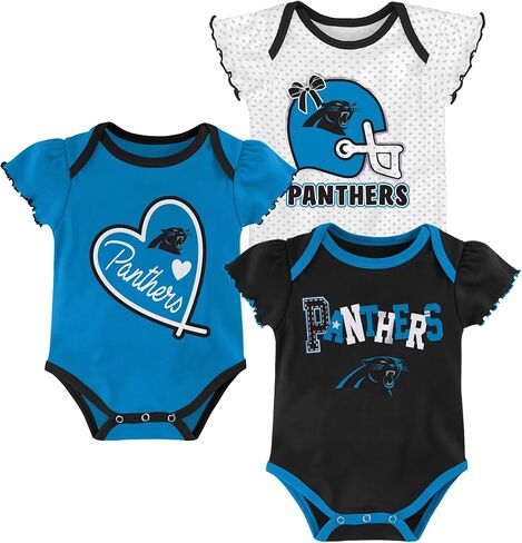 Outerstuff NFL Teams Newborn Baby and Infant Short Sleeve Bodysuit 3-Pack (0-18M) in Saudi Arabia