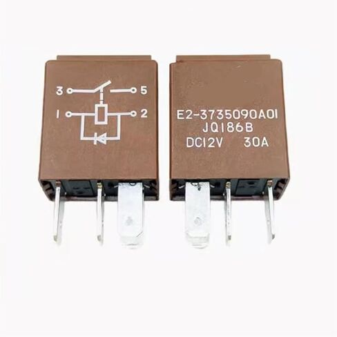 RELAY E2-3735090A01 12V DCV12 12VDC 30A 4PIN 5/10PCS (5pcs) in Saudi Arabia