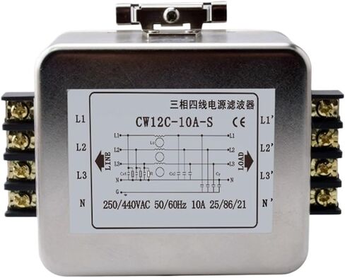 نوع السكك الحديدية الطرفي من ثلاث مراحل مرشحات الطاقة CW12C-10A-S Servo مضاد للمؤتمرات (CW12C-10A-S) in Saudi Arabia