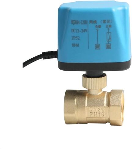 1/2" 3/4" 1" 2" Normally Closed Motorized Ball Valve 220V 12V 24V 2-Wire Brass Electric Ball Valve Replace Solenoid Valve(1,220VAC-CLOSED) in Saudi Arabia