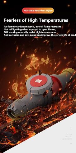 IEC60309 موصل صناعي مقاوم للماء 4PIN 125A 380-415V 3P+E IP67 in Kuwait