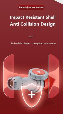 IEC60309 موصل صناعي مقاوم للماء 4PIN 125A 380-415V 3P+E IP67 in Kuwait
