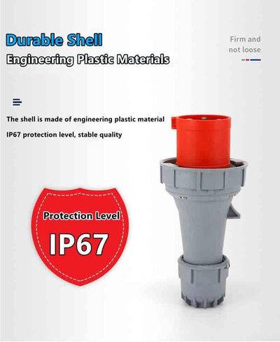 IEC60309 موصل صناعي مقاوم للماء 4PIN 125A 380-415V 3P+E IP67 in Kuwait