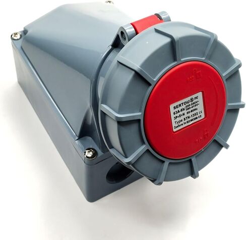 IEC60309 مقبس الموصل الصناعي المقاوم للماء 5PIN 63A 380V-415V 3P+E+N IP67 in Kuwait