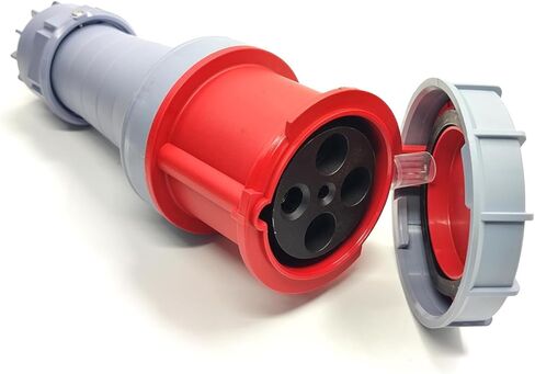 IEC60309 النشاط الصناعي المضاد للماء المكونات الإناث 4PIN 125A 380-415V 3P+E مثبطات Flame IP67 in Kuwait