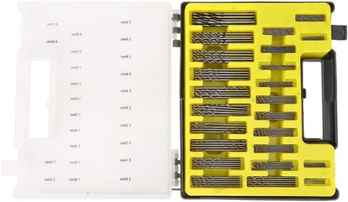 Micro Drill Bit Set, Small Drill Bits 150PCs Spiral Drill Bit Mini Hole Opener Set Concrete Drill Bit Set 0.4-3.2mm High Speed Steel for Crafts Jewelry Drilling Tool in Saudi Arabia