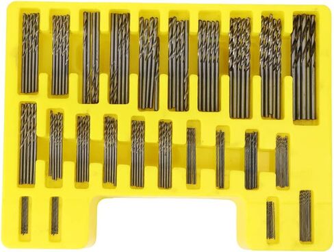 Micro Drill Bit Set, Small Drill Bits 150PCs Spiral Drill Bit Mini Hole Opener Set Concrete Drill Bit Set 0.4-3.2mm High Speed Steel for Crafts Jewelry Drilling Tool in Saudi Arabia