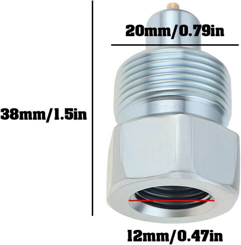 Hydraulic Jack Female Coupler Replacement Fitting Suitable for Most Hydraulic Jacks,44x20mm in Saudi Arabia