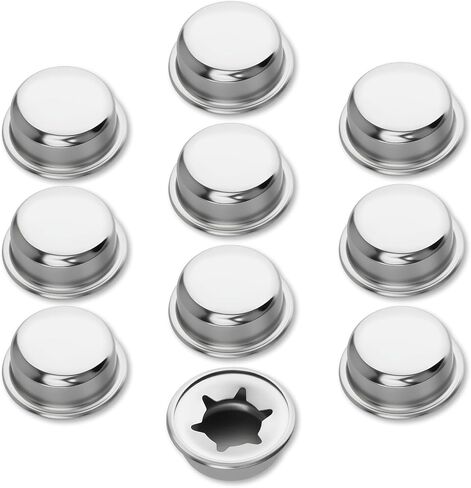 10 PCS 3/8" Push on Pushnut Caps - 3/8" Spring Steel Push Nut Axles Cap, Axle Cap Nut Spring Steel, Truck Nuts Push Nut Axles Caps Washer Cap for Hand Trucks, Lawn Carts, Rolling Bins in Saudi Arabia