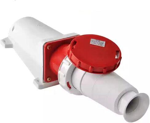 Waterproof White Industrial Connector Plug 4Pin 125A 380V-415V 3P+E IP67 in Saudi Arabia