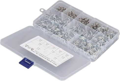 150Pcs Double Wire Spring Tube Clip High Hardness Hose Clamp for Farm in Saudi Arabia