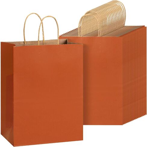 Mr. Pen- Paper Gift Bags with Handles, 32 Pack, 7.6" x 4.7" x 10.6", Navy Blue, Medium Size Craft Paper Bags with Handles Bulk, Blue Party Favor Bag in Saudi Arabia