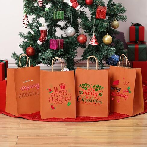 Mr. Pen- Paper Gift Bags with Handles, 32 Pack, 7.6" x 4.7" x 10.6", Navy Blue, Medium Size Craft Paper Bags with Handles Bulk, Blue Party Favor Bag in Saudi Arabia