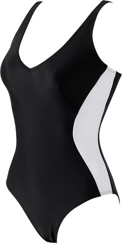 SUUKSESS Women One Piece Swimsuit Slimming Tummy Control Deep V Neck Bathing Suit in Saudi Arabia