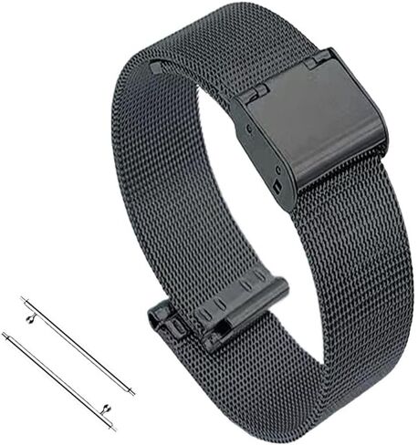 Compatible for Plaud NotePin Wristband, 2-Pack Stainless Steel Metal Mesh Bands Replacement Straps for Plaud AI Notepin Wristband in Saudi Arabia