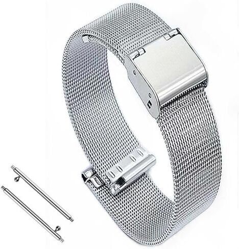 Compatible for Plaud NotePin Wristband, 2-Pack Stainless Steel Metal Mesh Bands Replacement Straps for Plaud AI Notepin Wristband in Saudi Arabia