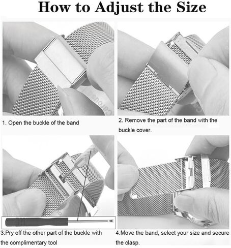 Compatible for Plaud NotePin Wristband, 2-Pack Stainless Steel Metal Mesh Bands Replacement Straps for Plaud AI Notepin Wristband in Saudi Arabia