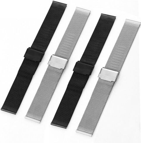Compatible for Plaud NotePin Wristband, 2-Pack Stainless Steel Metal Mesh Bands Replacement Straps for Plaud AI Notepin Wristband in Saudi Arabia